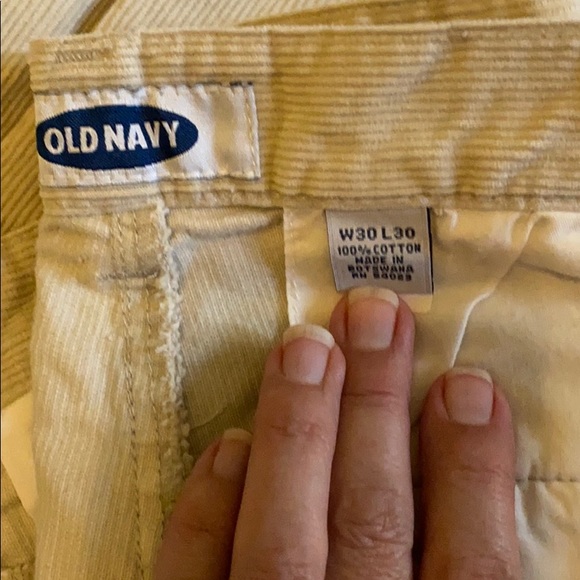Old Navy Corduroy pants 30 x 30 Men khaki - Picture 4 of 10